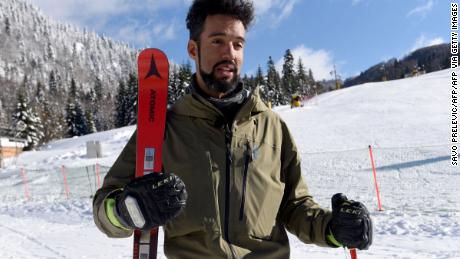 Alexander poses for a photo during a training session at the Kolasin Ski Resort on December 21, 2021.