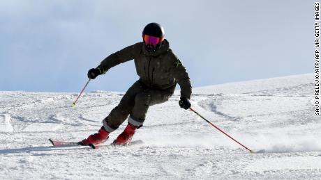 Alexander was among dozens of athletes - including others from warmer remote climates such as Morocco, Ghana and East Timor - competing in Kolasin in Montenegro in December 2021, as skiers hoped to score points in a final dash to qualify for the Games in Beijing next year.