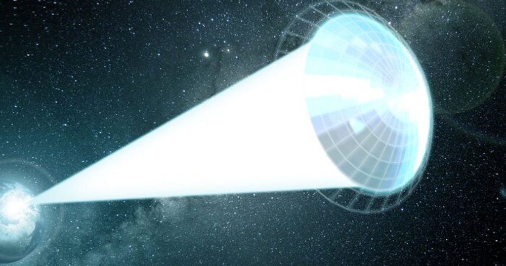 This high speed space sail can take us to the following star systems