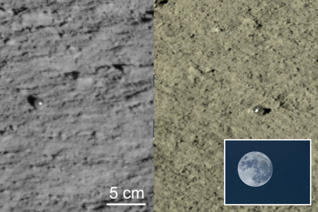Mysterious glass balls spotted by the Chinese rover on the moon's surface