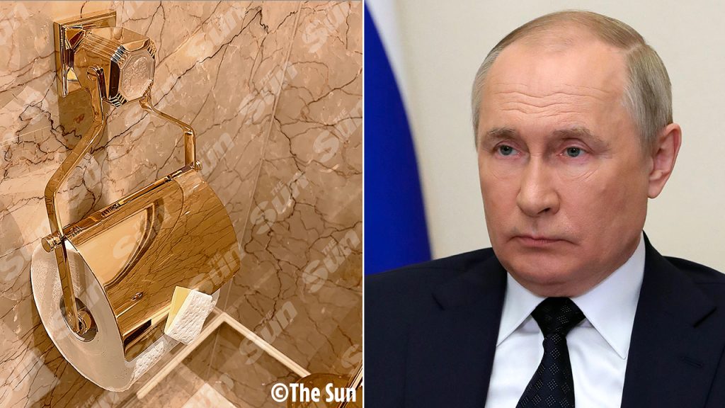 Inside Putin's luxury yacht: Photos show a dance floor transformed into a swimming pool, marble and gold bathroom, and more