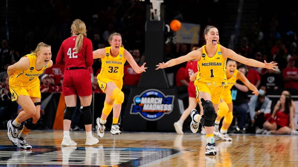 Michigan Wolverines women's basketball celebrates its first Elite Eight in program history after 'landslide' loss to 'Big Ten' title