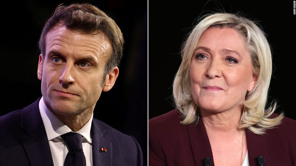 French elections: Emmanuel Macron and Marine Le Pen on track to advance to runoff, according to data