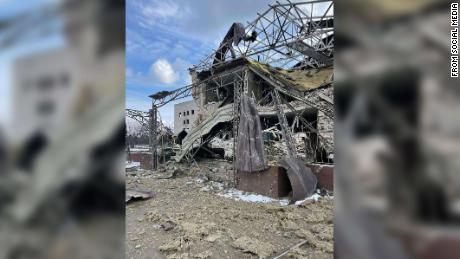 Pictures posted on social media show the devastation in Iseum.
