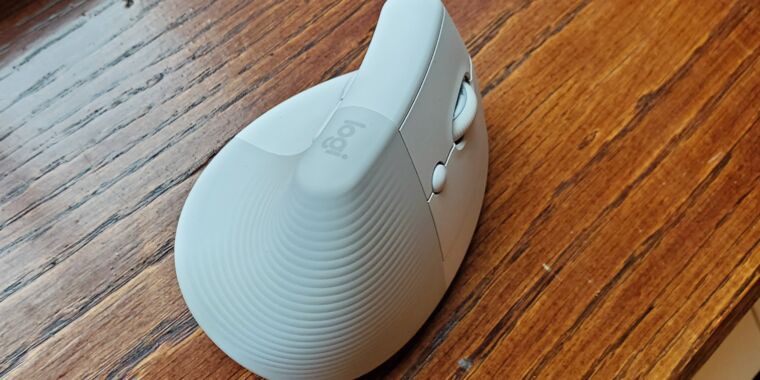 Logitech’s Lift is an easy-to-understand vertical mouse