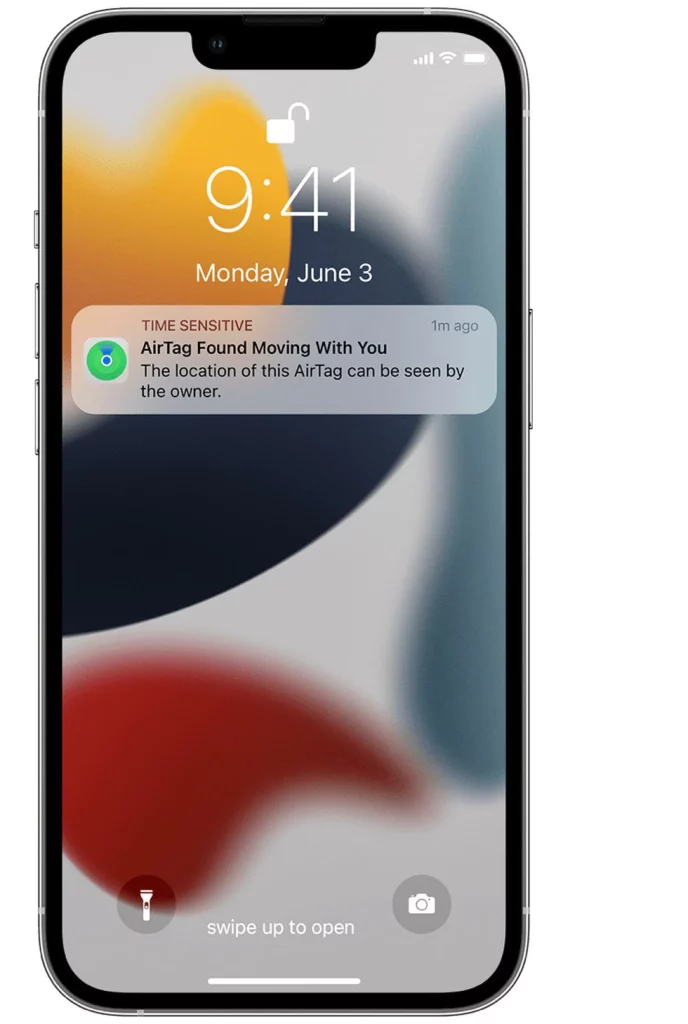A mobile woman says she found an Apple Airtag tracking device on her car