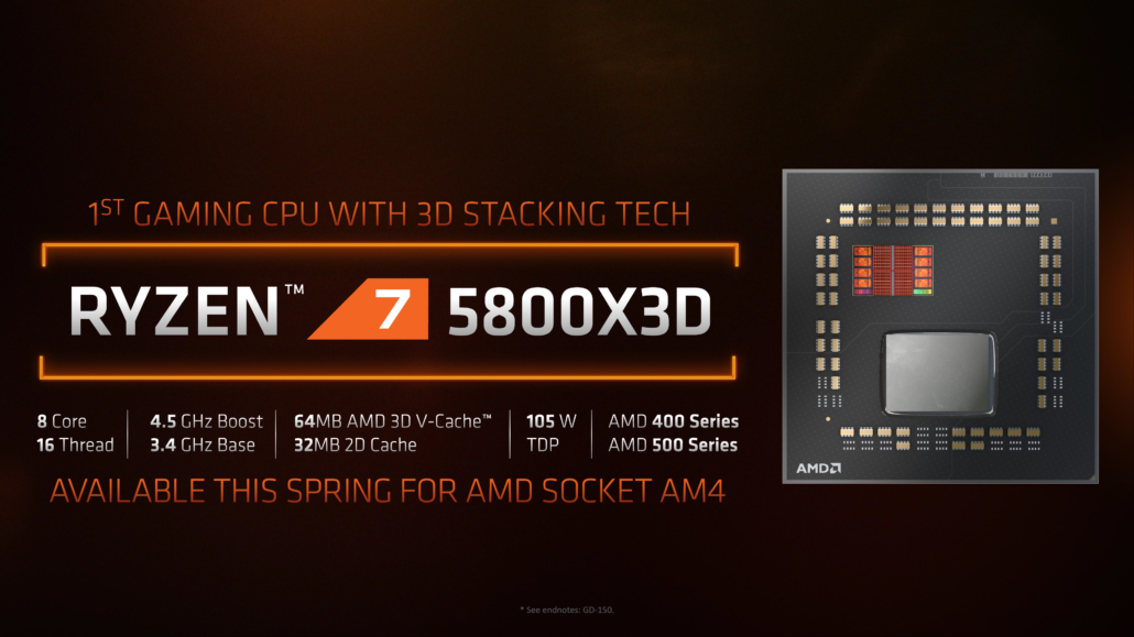 AMD Ryzen 7 5800X3D 3D V-Cache CPU shows power in gaming benchmarks in CPU bound scenarios