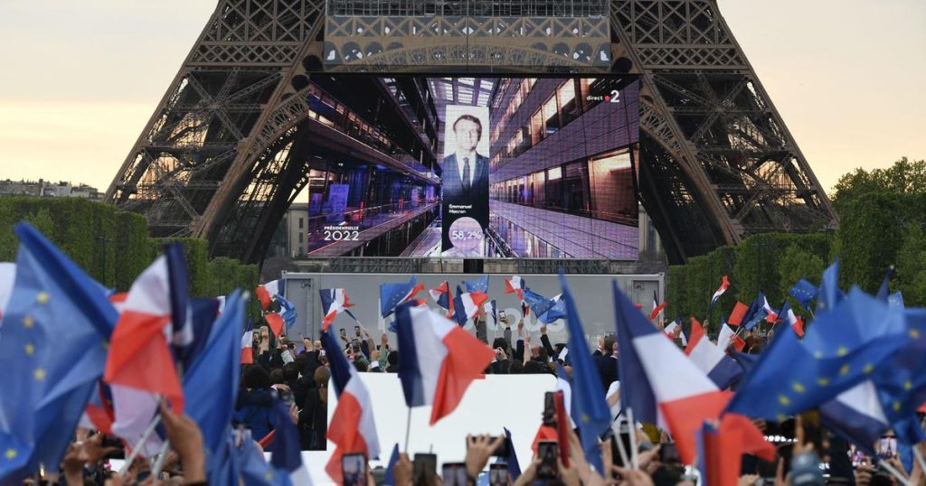 Macron re-elected French president after defeating Le Pen