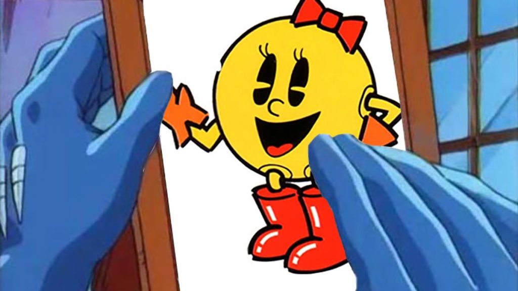 Mrs. Pac-Man has been strangely replaced by a new wife in the game Pac-Man