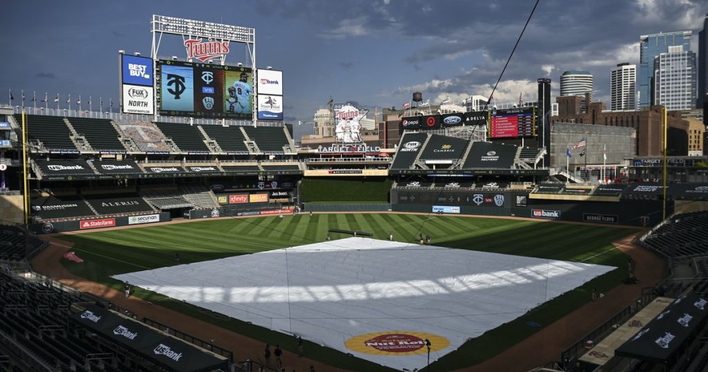 The Twins postpone Thursday's opening game against Seattle to Friday due to weather forecast