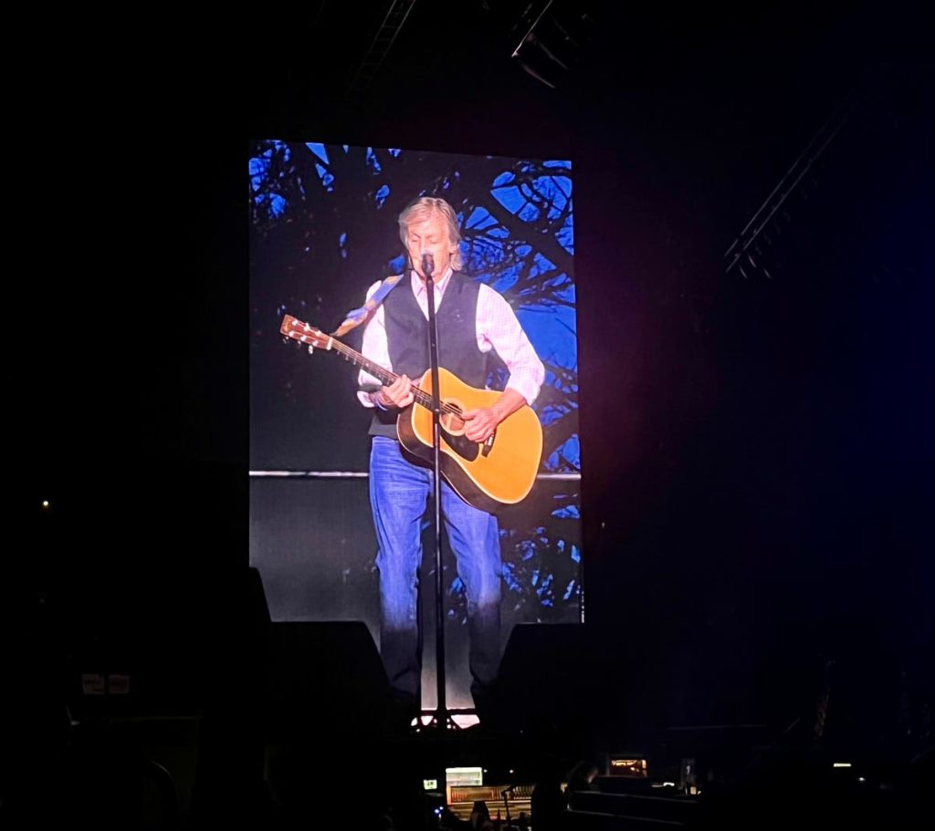 They said come back, we're back.  It Feels Great': Sir Paul McCartney's Duets with John Lennon During Historic Spokane Show