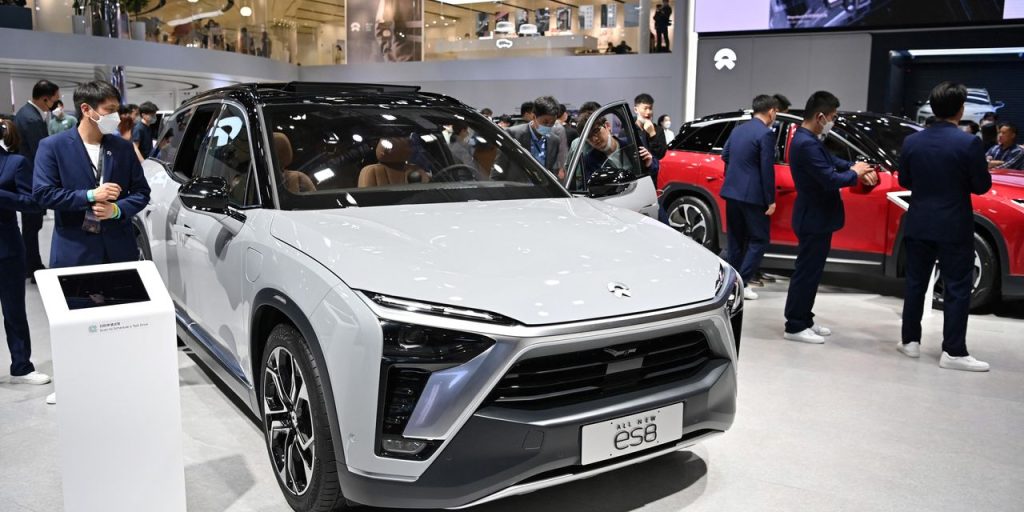 Tesla Stock is getting a preview from NIO, other Chinese EV makers.  It was not good.