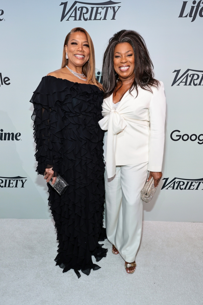 NEW YORK, NY - May 5: Queen Latifah and Lauren Toussaint attend Variety's 2022 Power Of Women: New York Event presented by Lifetime at The Glasshouse on May 5, 2022 in New York City.  (Photo by Jimmy McCarthy/Getty Images for Variety)