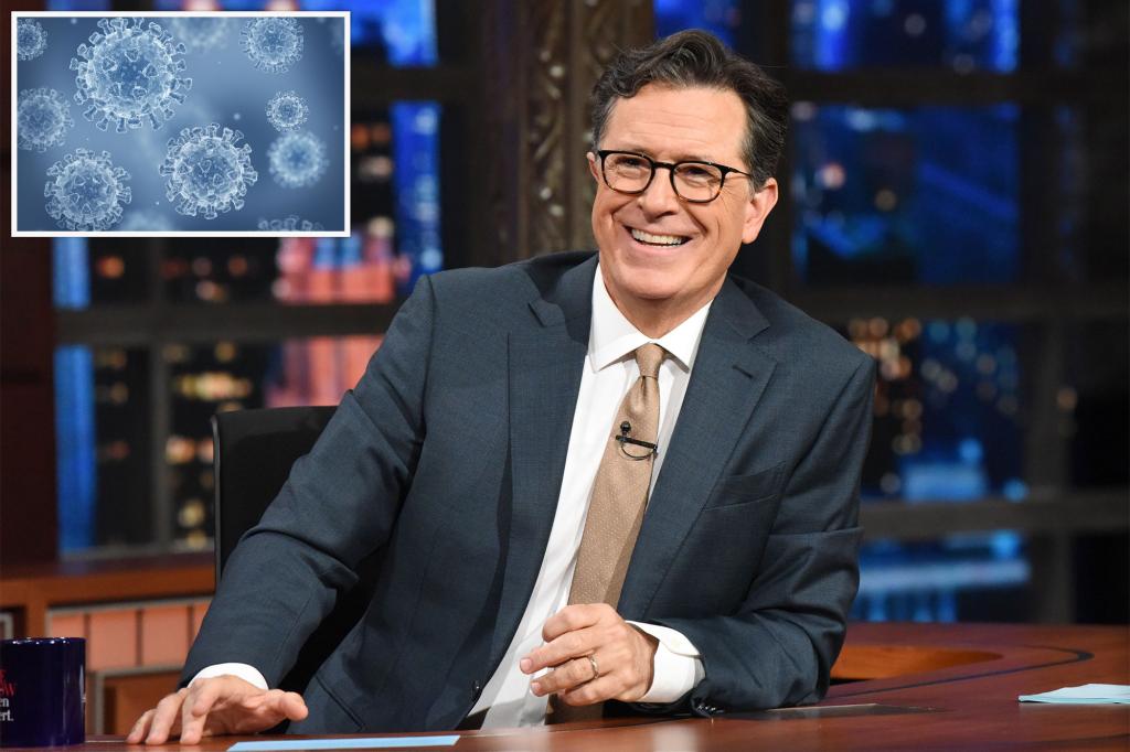 'Late Show' halts production, Stephen Colbert shows COVID symptoms