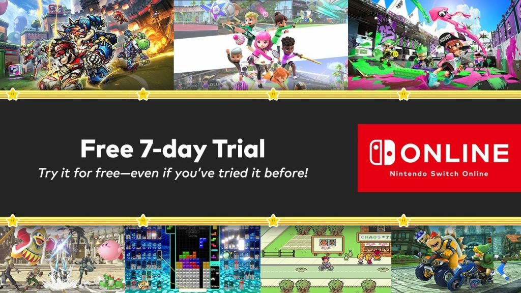Nintendo offers free trials of Switch Online, if you've used one before (North America)