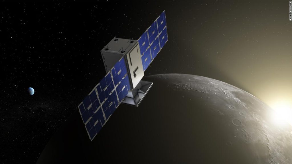 A spacecraft the size of a microwave will test a new orbit between Earth and the Moon
