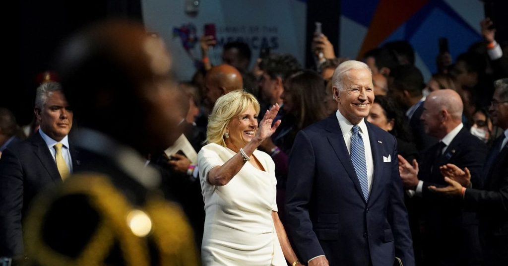 Biden unveils new economic plan for Latin America at reboot summit wracked by opposition