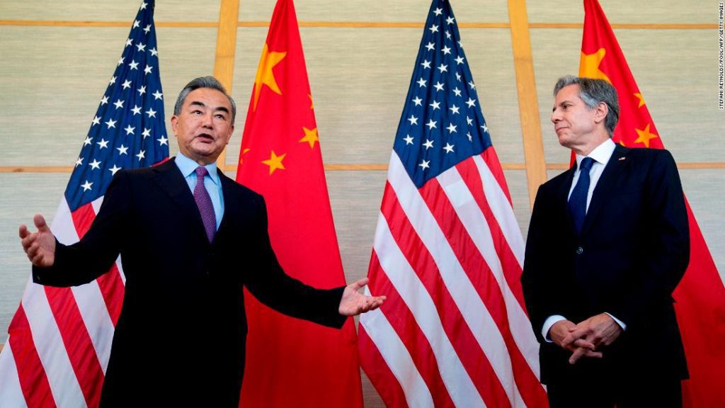 Blinkin told Wang Yi that the United States is concerned about China's "alignment" with Russia