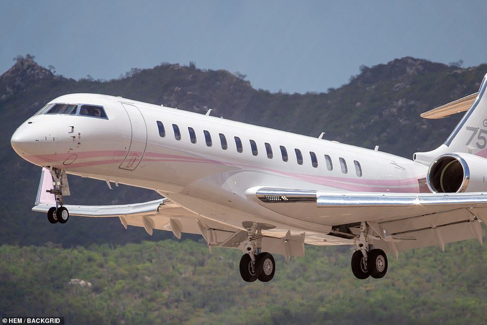 Luxury: The star bought the $70 million plane in 2020, and has since come under fire for how much she's using the plane