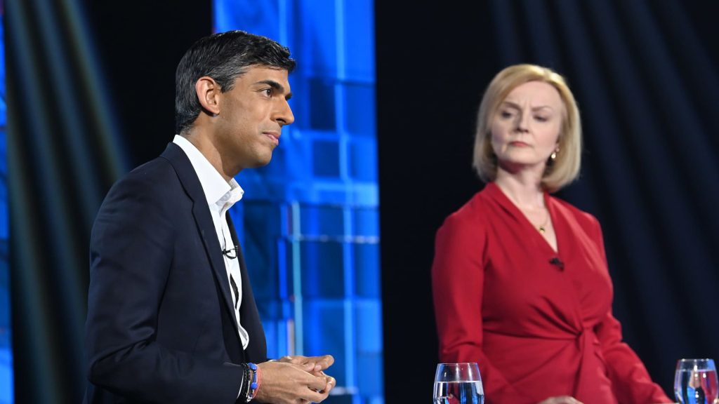 Liz Truss takes on Rishi Sunak in the race to become the UK's next Prime Minister