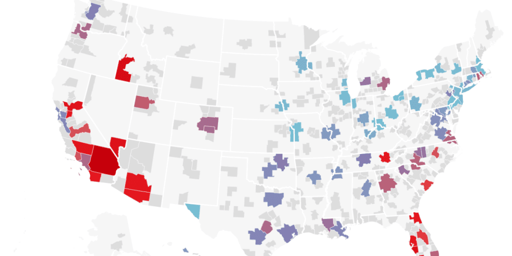 Redfin: These housing markets are most at risk of falling home prices