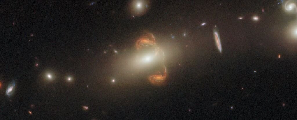 Stunning Hubble image reveals strange 'mirror' of galaxy