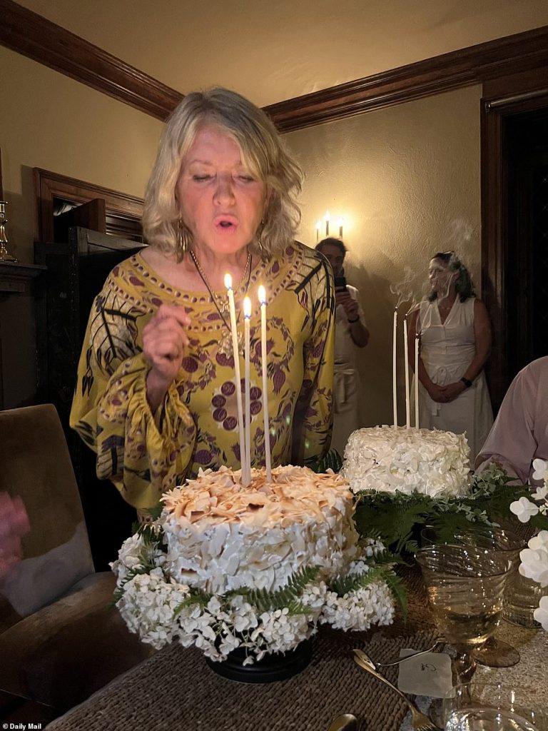 Inside Martha Stewart’s intimate 81st birthday dinner at her home in Maine