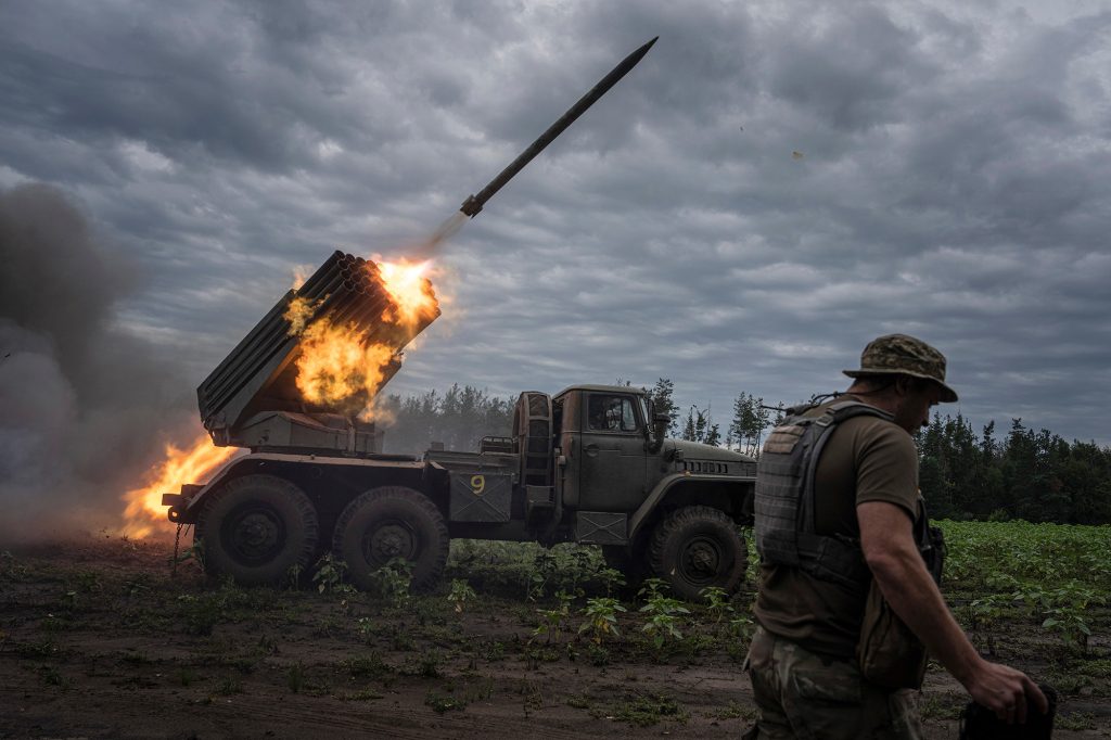 Ukrainian "locust" Firing at Russian positions on the front line in the Kharkiv region on August 2 - the day Gurban was killed.