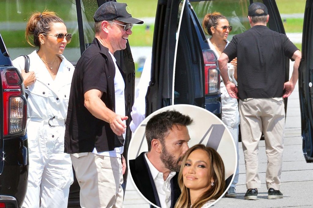 Matt Damon lands in Georgia for Ben Affleck, Jennifer Lopez's wedding
