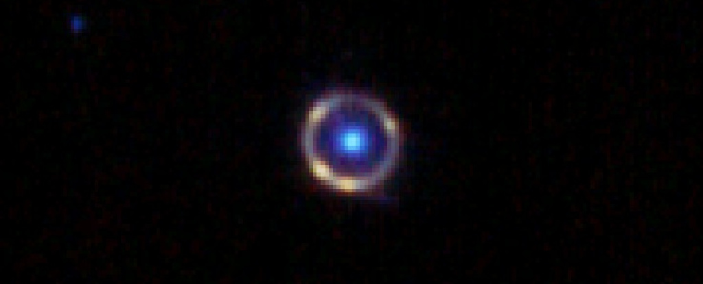 Webb captured an almost perfect Einstein ring 12 billion light-years away: ScienceAlert