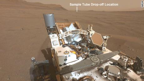 The rover was exploring a potential drop site for its hidden samples.