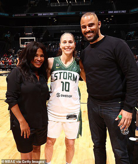 Long, 51, and Odoka, 45, have been together for more than a decade.  They were shown together at the Barclays Center in New York last August