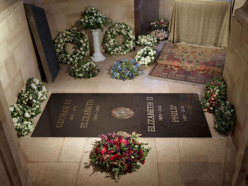 The final resting place of Queen Elizabeth II has been revealed in a photo of the new Windsor Castle
