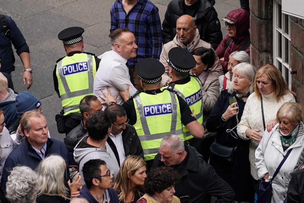 Police arrest anti-monarchy protesters at royal events in England, Scotland