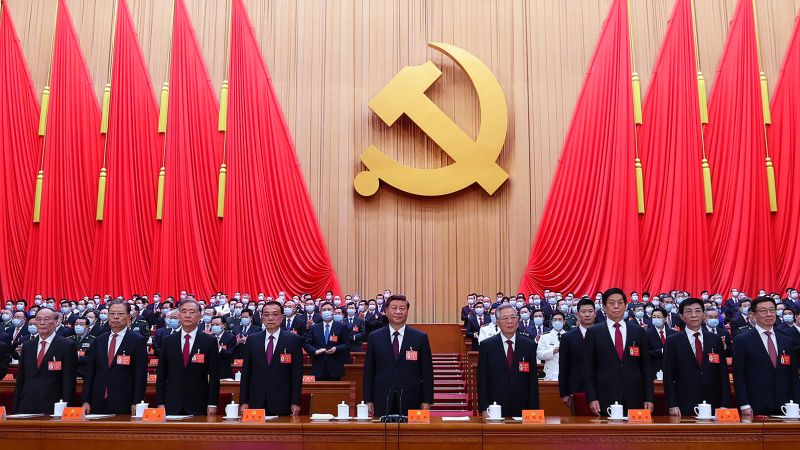 Chinese Party Congress: Senior leaders reveal Xi Jinping seizing power for a third term
