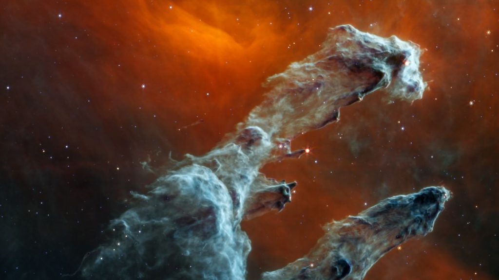 JWST takes a new and frightening picture of the Pillars of Creation