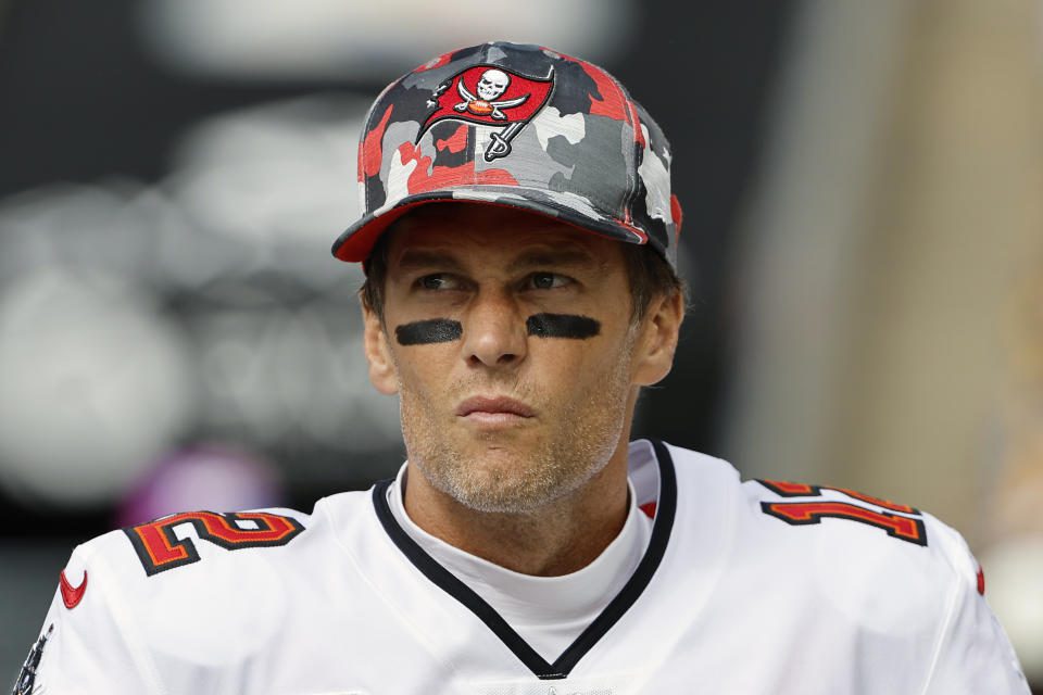 Tampa Bay Buccaneers quarterback Tom Brady and his team from 3-4 start of the season.  (Winslow Townson/AP photos for Panini)
