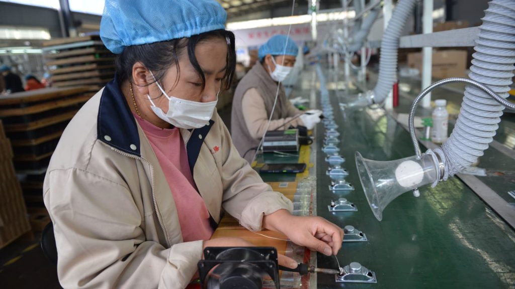 factory activity in China at the lowest reading since April;  Asian markets are mixed