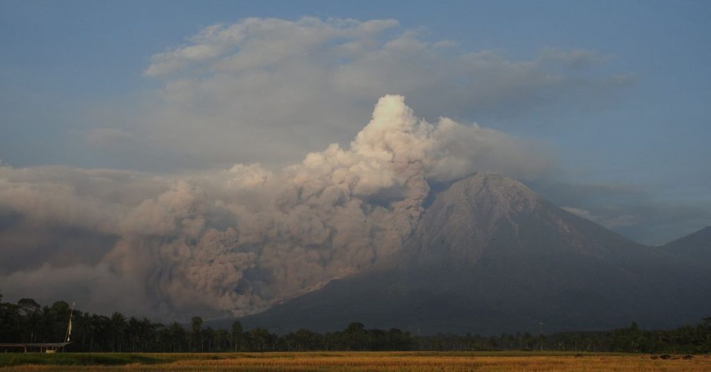 Indonesia evacuates villagers as a volcano erupts on the island of Java
