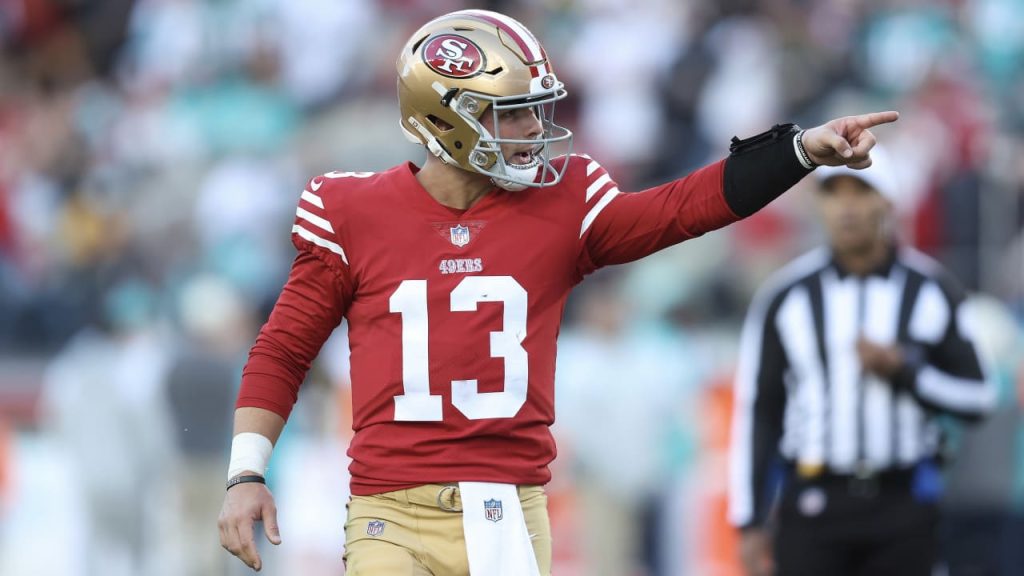 relevant mr!  Brock Purdy has a chance to make NFL history as the 49er's replacement for Jimmy Garoppolo