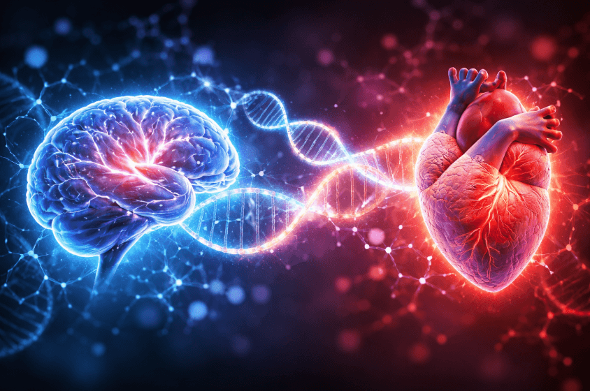 Genetic Study Finds Mental and Physical Illnesses Share Significant Biological Overlap Genetic Study Finds Mental and Physical Illnesses Share Significant Biological Overlap