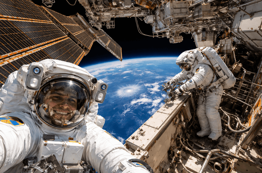 NASA Releases Striking Images From Latest International Space Station Spacewalk NASA Releases Striking Images From Latest International Space Station Spacewalk